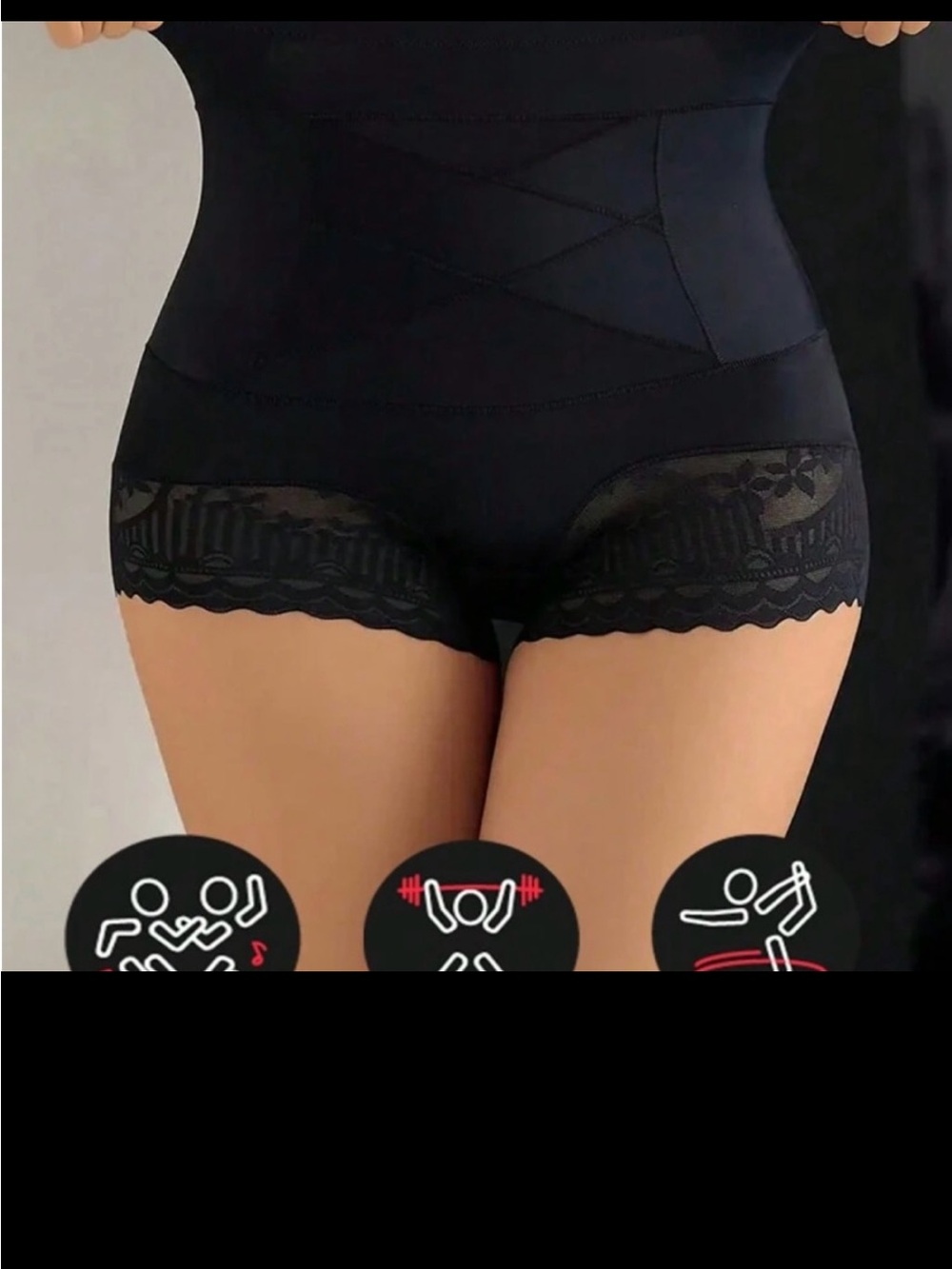NWT High-Waist Shaping Lace Trim Panties❤️ - Picture 2 of 6